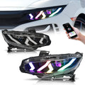 RGB LED Projector Headlights Assembly