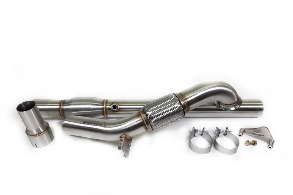 3-Inch Catted Downpipe with V-Band Flange