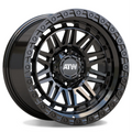 17x9 0mm Offset 6x139.7 Satin Black Wheel