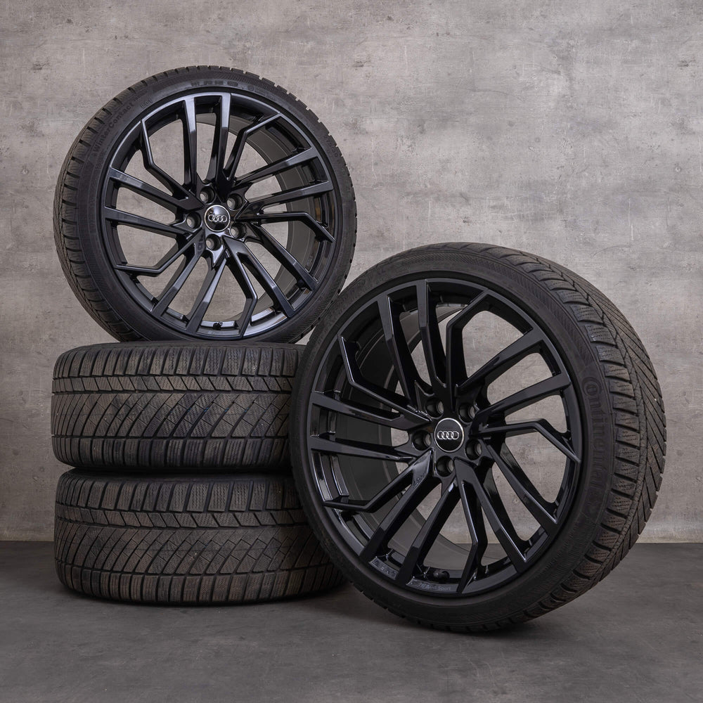20x9 5x112 22et Black Evo Alloy Wheel