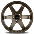 AV-06 18x8 +35mm 5x114.3mm Concave Flat Spoke Wheel, Matte Bronze