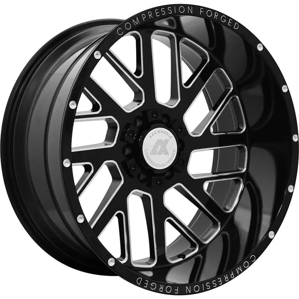 AX2.0 22x10 -19 Offset 8-Split Spoke Wheel