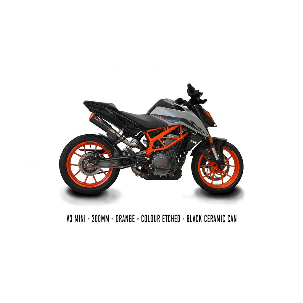 V3 Slip-On Exhaust System with Black Ceramic Titanium Silencer