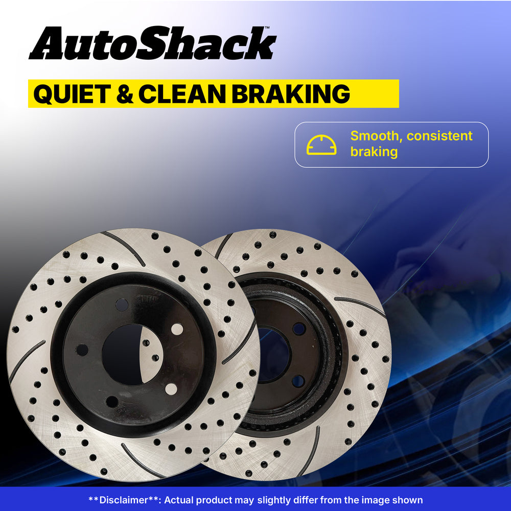 Vented Drilled Slotted Brake Rotors
