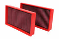 High-Flow Red Rubber Frame Engine Air Filter