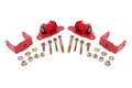 BMR 10-15 5th Gen Camaro Motor Mount Kit (Polyurethane) - Black Hammertone (Spacers Not Included)