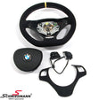M Performance Alcantara Steering Wheel with Yellow Center Line