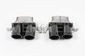 Black Chrome Tailpipe Set