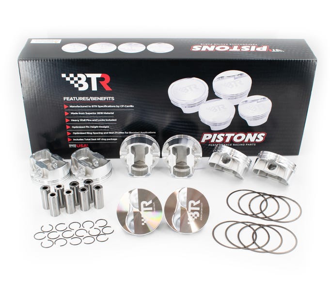 4.125" Bore x 4.000" Stroke Forged Piston Set