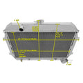 All Aluminum Radiator 13-3/4" x 23-1/4" Core
