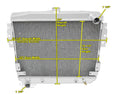 3-Row 16.5" x 23" x 2.25" All Aluminum Radiator
