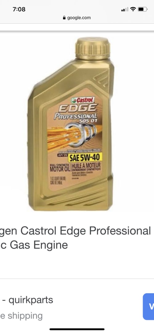 EDGE 5W-40 Full Synthetic Motor Oil