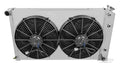 Cross-Flow Radiator 17" x 28 1/4" Core Aluminum Saddle Mount