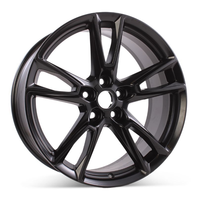 20" x 8.5" 5 Double-Spoke Matte Black OEM Alloy Wheel
