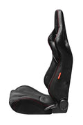 CPA2001 Racing Seats, Black Leatherette Red Stitching