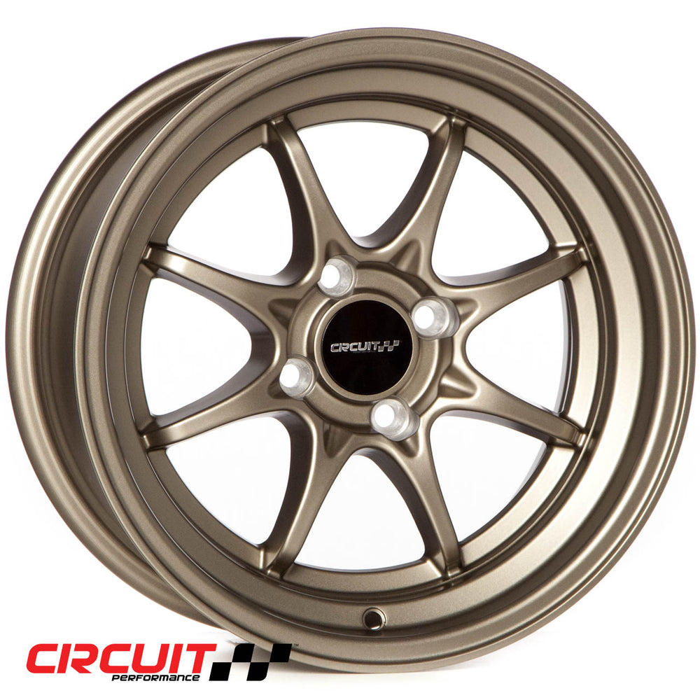 CP40 15x8 +25mm 4x100 Matte Bronze Wheel