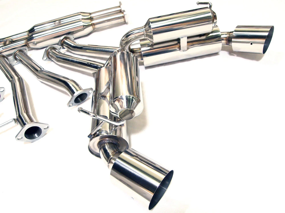 Cat-Back Exhaust System with Dual Mufflers
