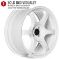 CSF1 17x8 +35mm 4x100 6-Spoke Wheel