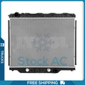 2-Row Core Aluminum Downflow Radiator