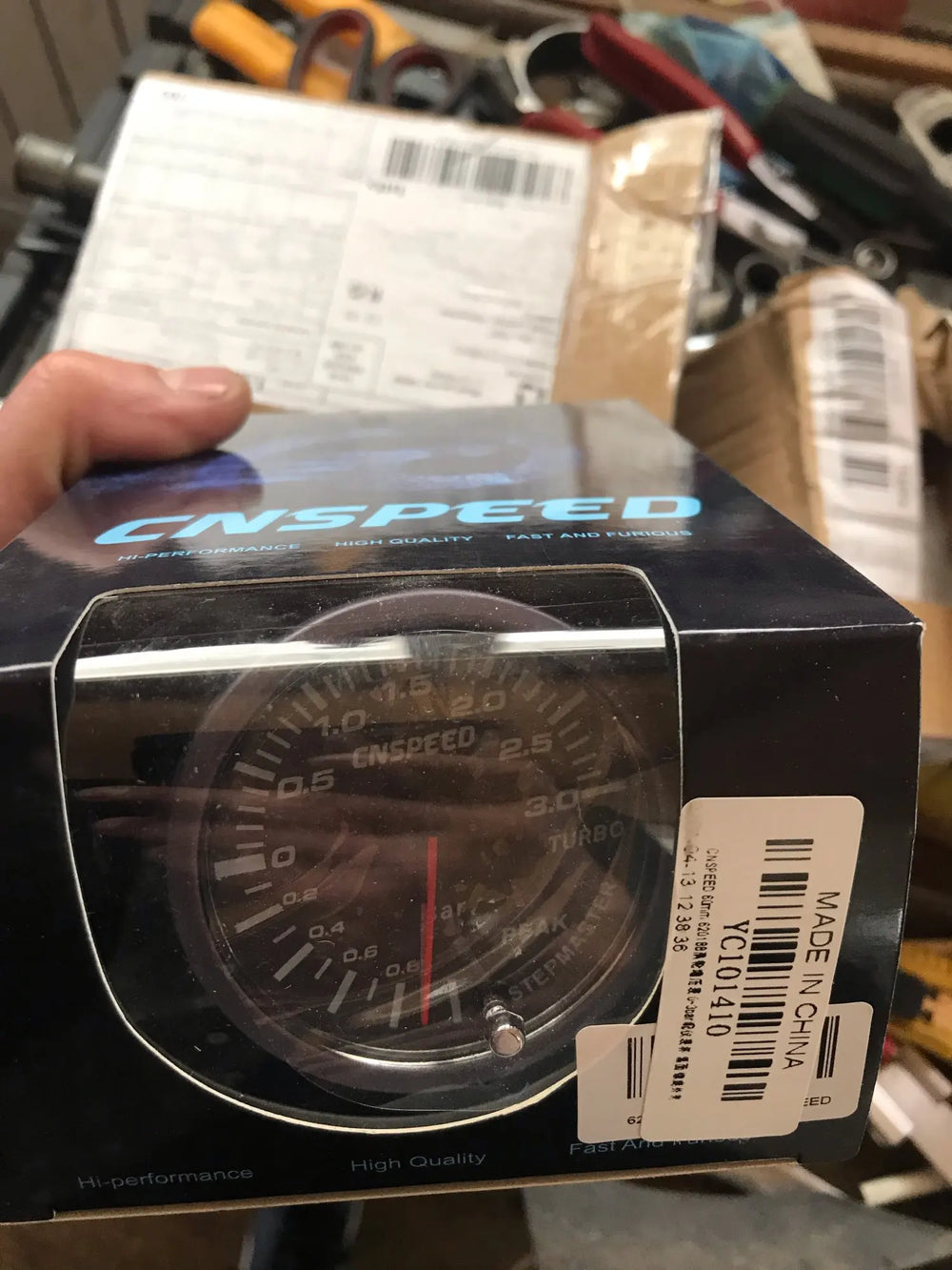 60mm Turbo Boost Gauge 0-3 BAR