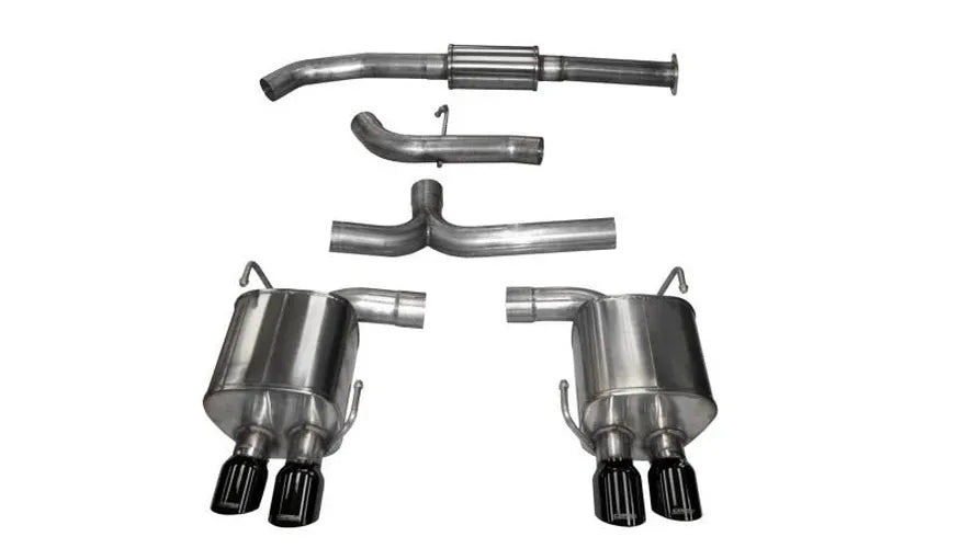 Catback Exhaust System w/ 3.5-Inch Black Pro Series Tips