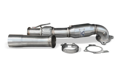 3-Inch Downpipe with 400-Cell Catalytic Converter
