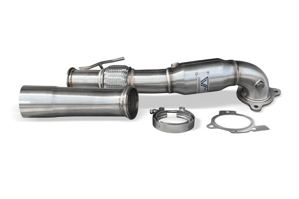 3-Inch Downpipe with 400-Cell Catalytic Converter