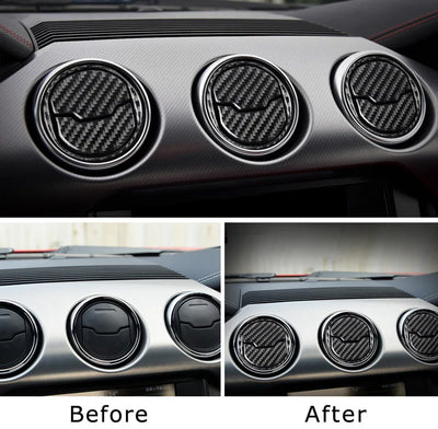AC Vent Decoration Ring Trim Set