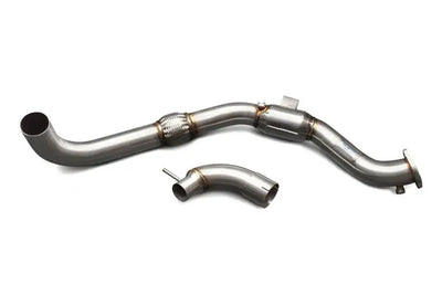 3" T304 Stainless Steel Catted Downpipe