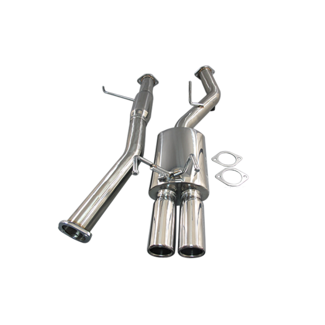 Dual Cat-Back Exhaust System with Dual Tips