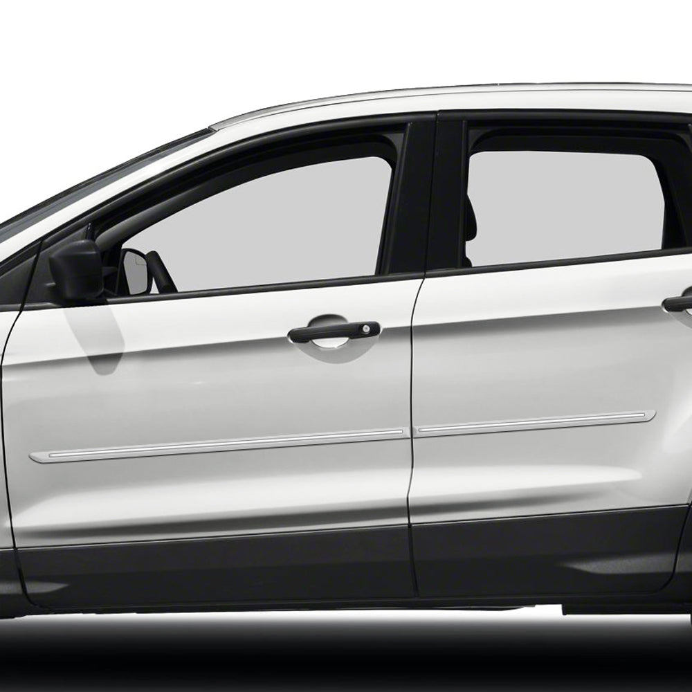 Body Side Moldings with Chrome Insert