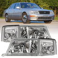 JDM Style Crystal Glass Headlights