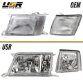 JDM Style Crystal Glass Headlights