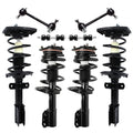 8pc Front & Rear Struts Sway Bar Links Suspension Kit