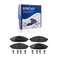 Drilled and Slotted Rotor and Ceramic Brake Pad Kit