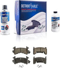6-Piece Front Drilled and Slotted Rotor and Ceramic Brake Pad Kit