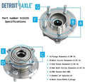 Front Passenger Side CV Axle, Wheel Hub, and Bearing Kit