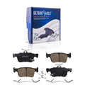 8pc Drilled Slotted Rotors and Ceramic Brake Pads Kit