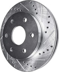 13.78-Inch Front Drilled and Slotted Brake Rotor Set