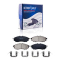 Drilled Slotted Rotors and Ceramic Brake Pads Kit