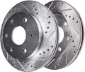 12-Inch Front Drilled and Slotted Brake Rotors