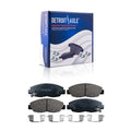 8pc Front & Rear Drilled Slotted Rotors and Ceramic Brake Pads Kit