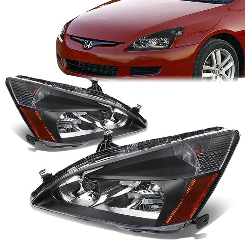 Black Housing Headlight Assembly