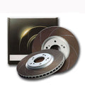 FC 8 Curved Slot Front Brake Rotors (Set)