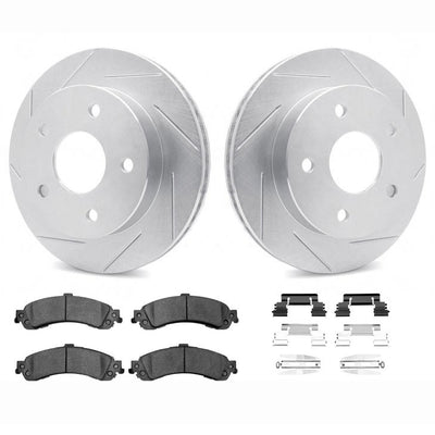 Geoperformance Slotted Rotor & Ultimate Duty Pad Brake Kit