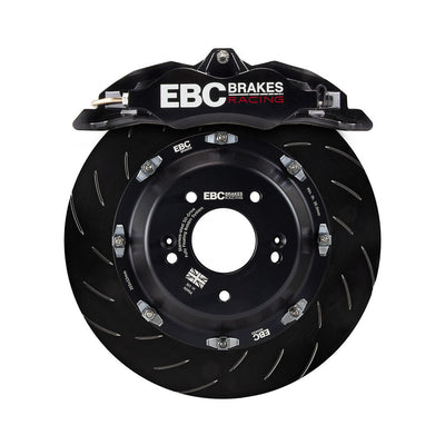 Big Brake Kit, Front Black Calipers, 355mm Discs, Rear Pads, Braided Lines