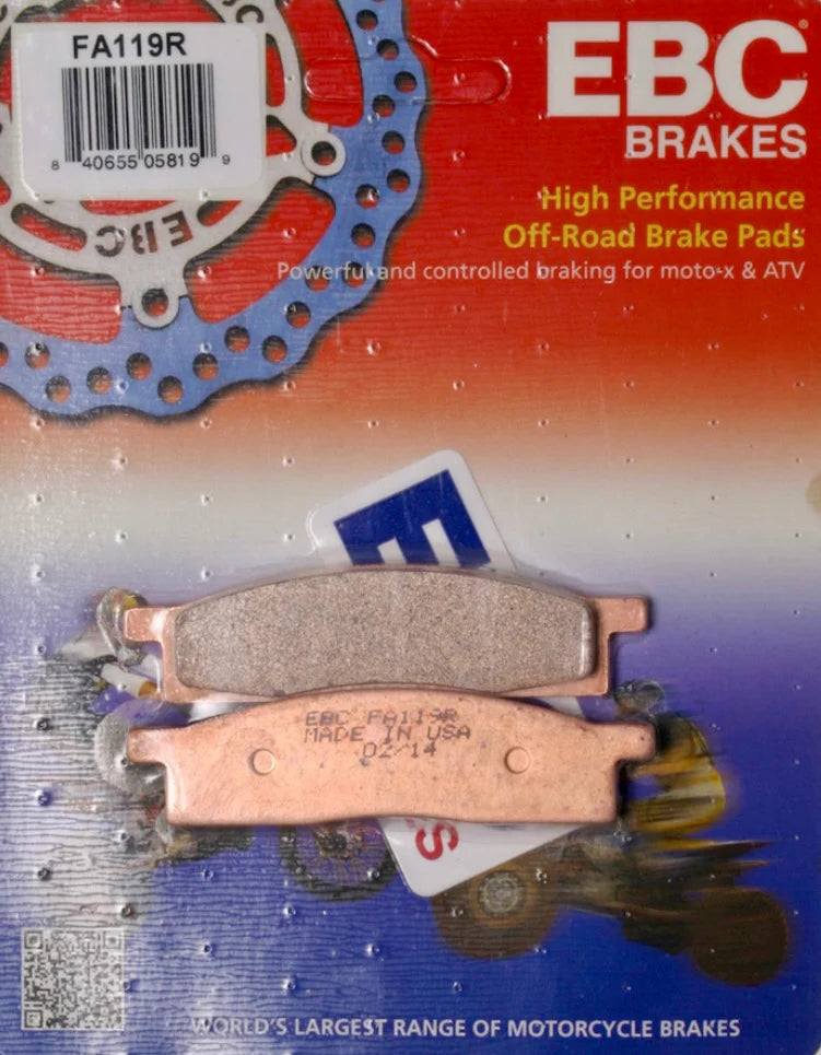 R Series Sintered Bronze Front Brake Pads