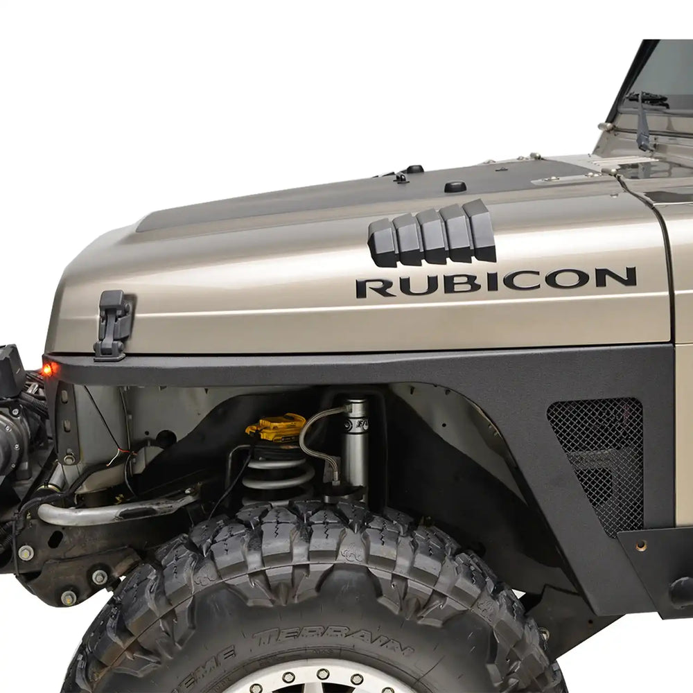Steel Front Fender Flares with LED Lights