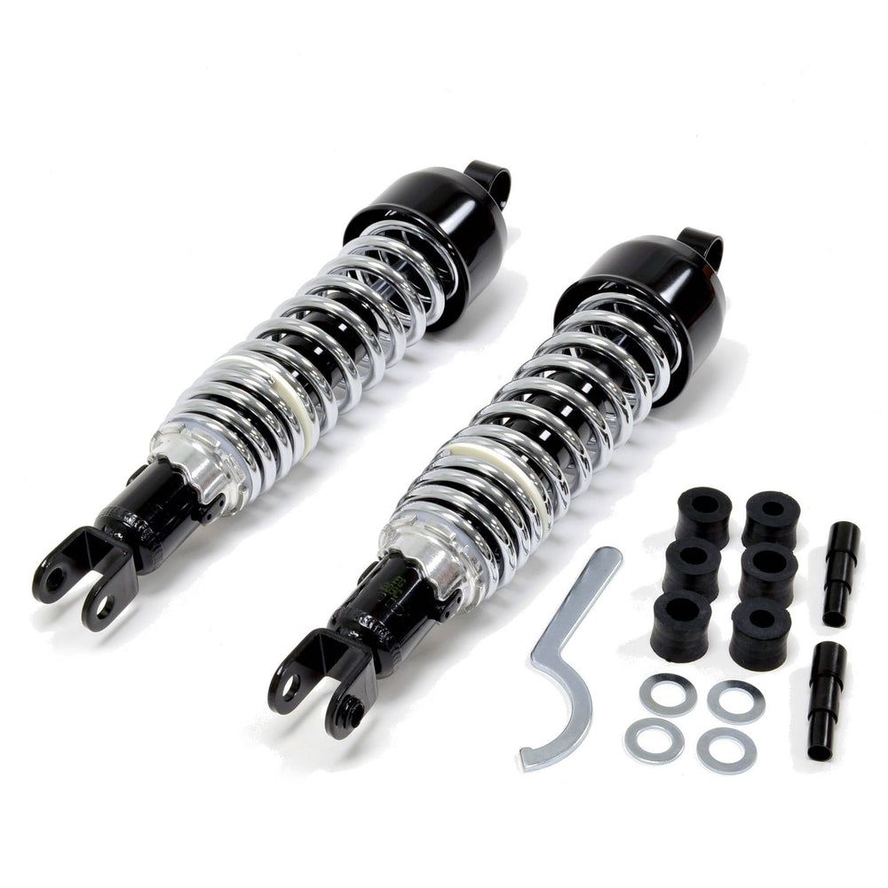 Dual Chrome Spring Shocks