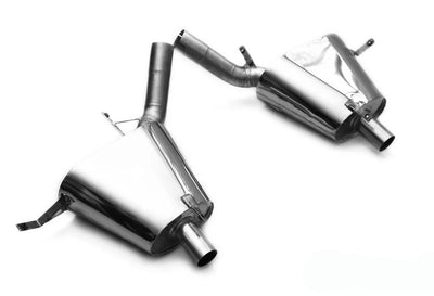 Race Exhaust System with 160x80mm Round Tips